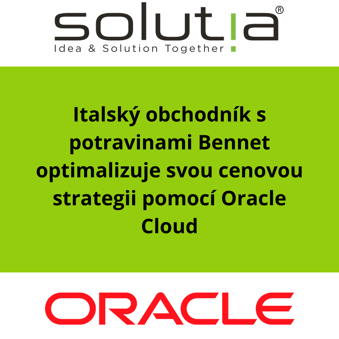 Bennet optimalizuje svou cenovou strategii pomocí Oracle Cloud