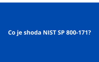 Co je shoda NIST SP 800-171?