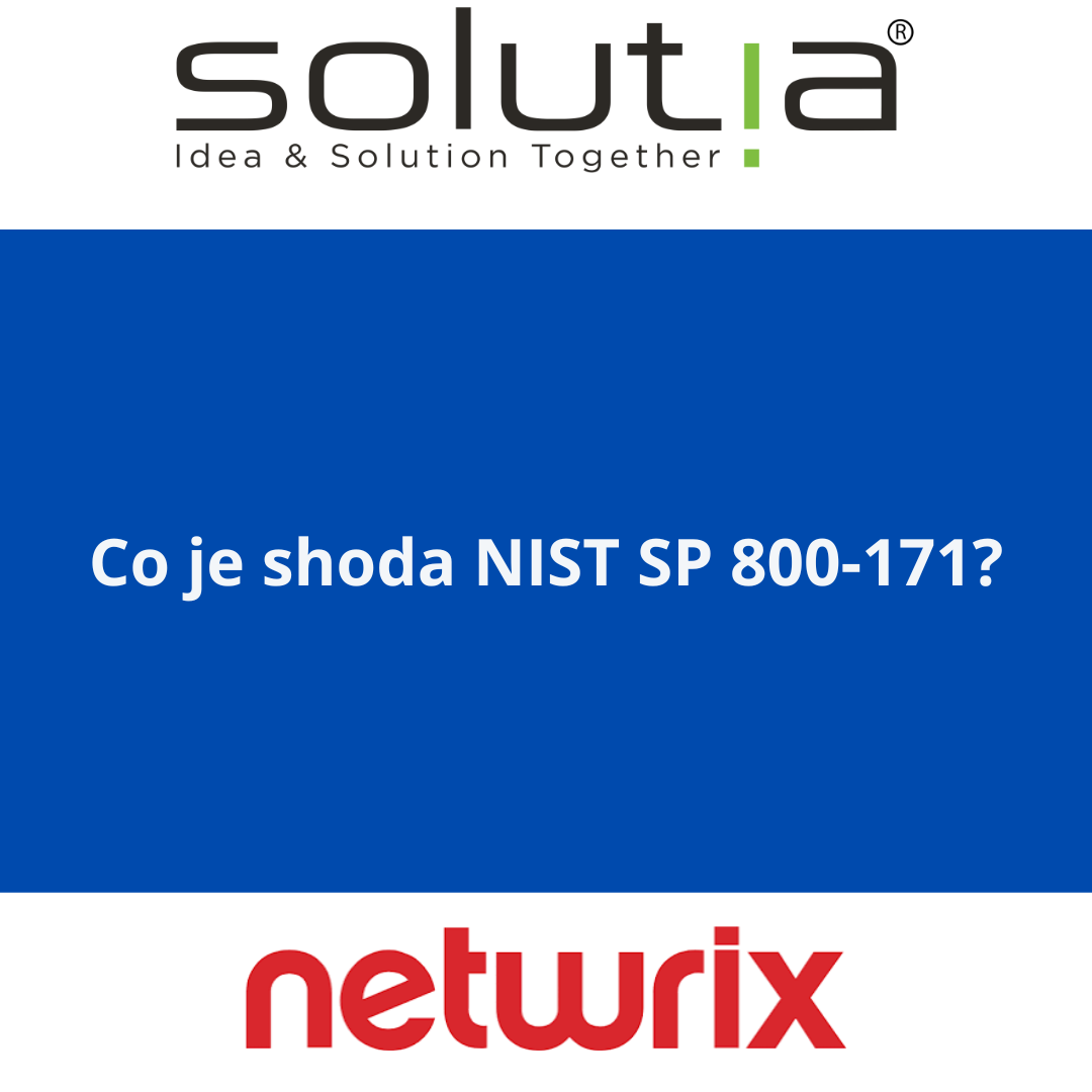Co je shoda NIST SP 800-171?