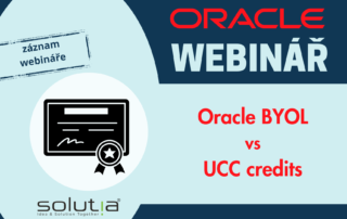 Oracle BYOL vs. UCC credits: Jaký je pro vás ten pravý model?
