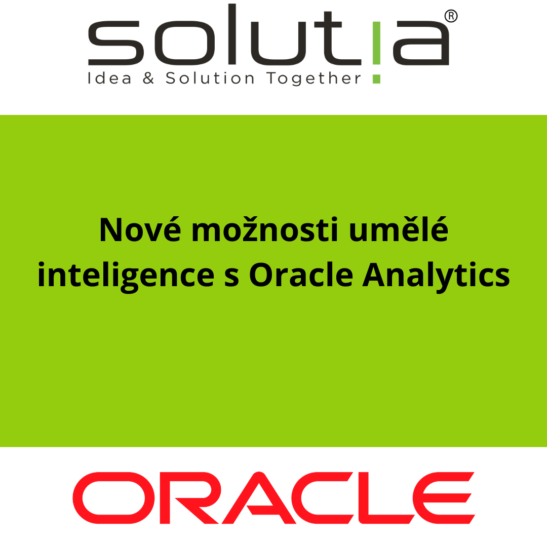 Nové možnosti umělé inteligence s Oracle Analytics