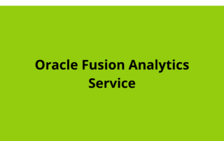 Oracle Fusion Analytics Service