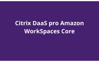 Citrix DaaS pro Amazon WorkSpaces Core