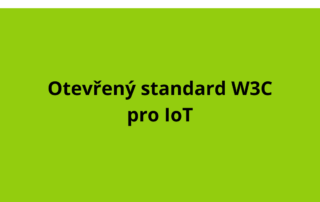 Otevřený standard W3C pro IoT