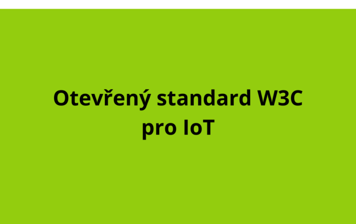 Otevřený standard W3C pro IoT