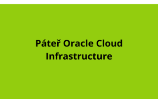 Páteř Oracle Cloud Infrastructure