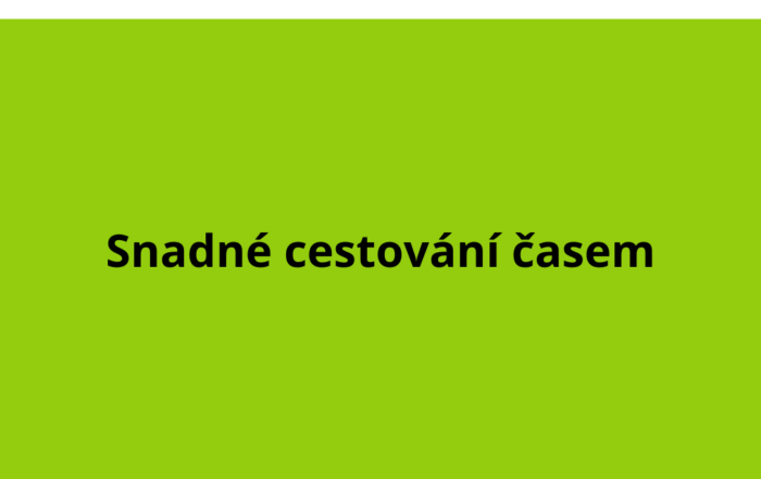 Snadné cestování časem: Práce s funkcemi časových řad v Oracle Analytics