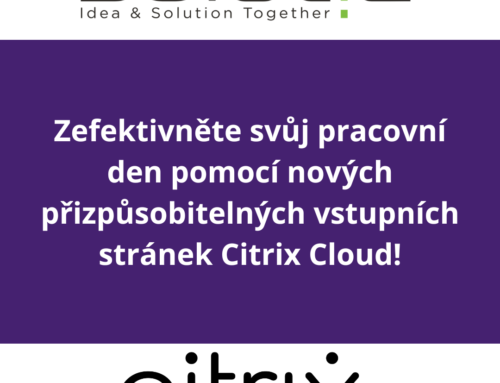 Zefektivněte svůj pracovní den pomocí nových přizpůsobitelných vstupních stránek Citrix Cloud!