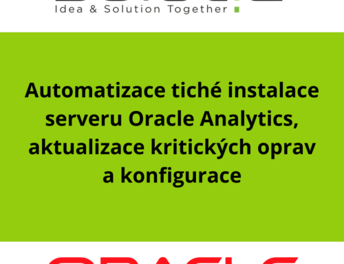 Automatizace tiché instalace serveru Oracle Analytics, aktualizace kritických oprav a konfigurace