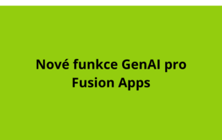 Nové funkce GenAI pro Fusion Apps