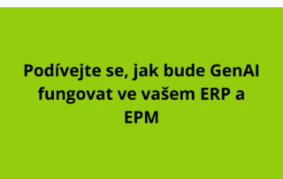 Podívejte se, jak bude GenAI fungovat ve vašem ERP a EPM