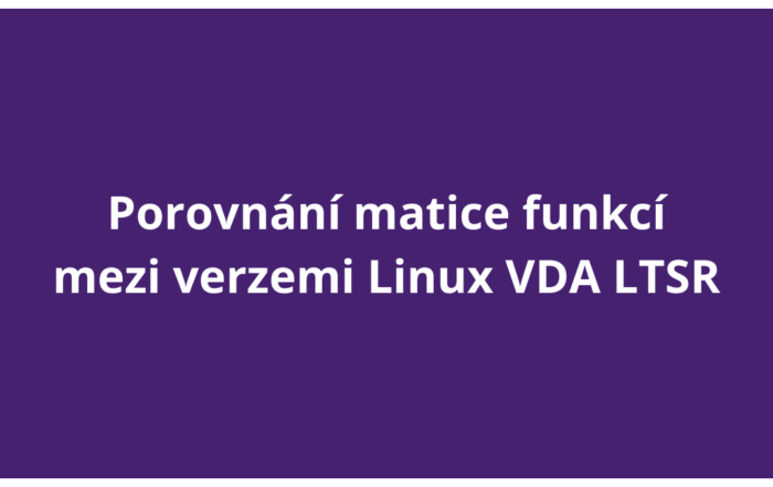 Porovnání matice funkcí mezi verzemi Linux VDA LTSR