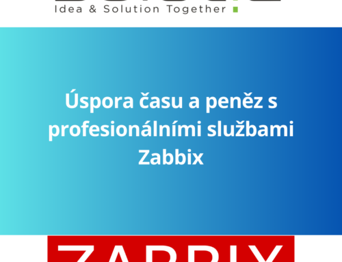 Úspora času a peněz s profesionálními službami Zabbix