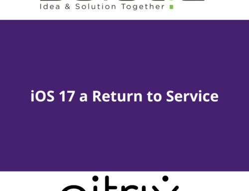 iOS 17 a Return to Service