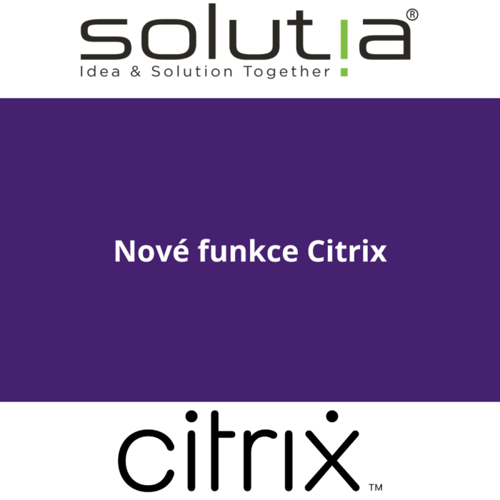 Nové funkce Citrix