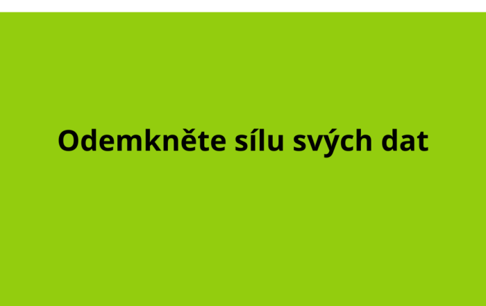 Odemkněte sílu svých dat
