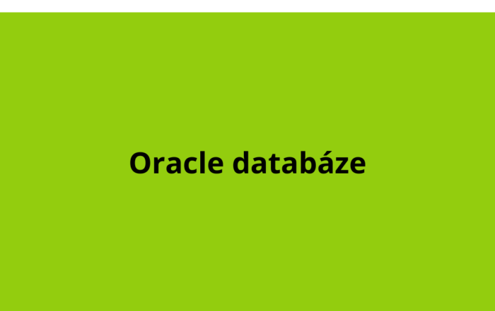 Oracle databaze