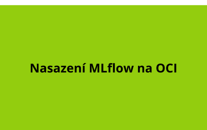 Nasazení MLflow na OCI