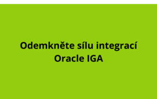 Odemkněte sílu integrací Oracle IGA
