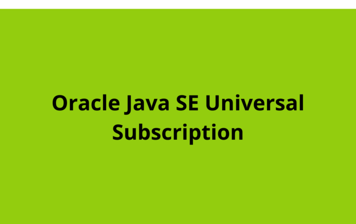 Oracle Java SE Universal Subscription