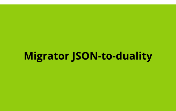 Migrator JSON-to-duality
