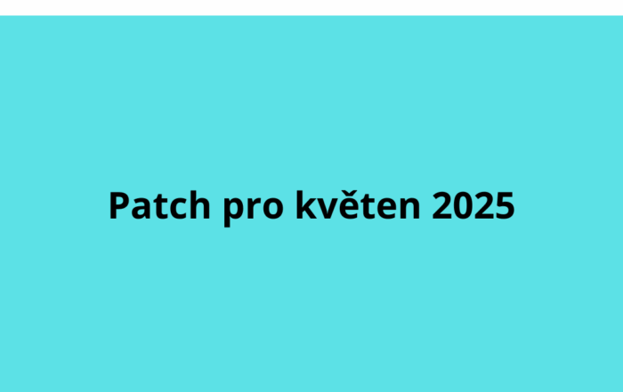 Patch pro květen 2025