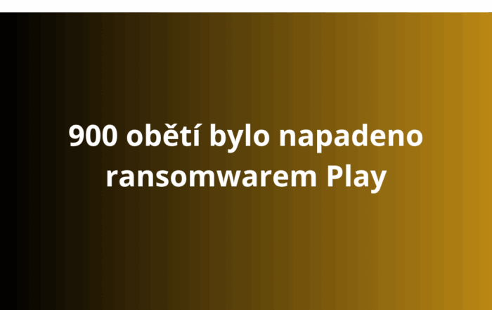 900 obětí bylo napadeno ransomwarem Play