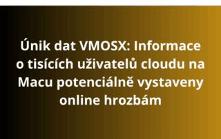 Únik dat VMOSX: Informace o tisících uživatelů cloudu na Macu potenciálně vystaveny online hrozbám