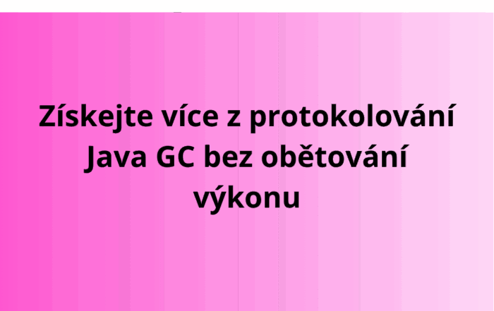 Získejte více z protokolování Java GC bez obětování výkonu