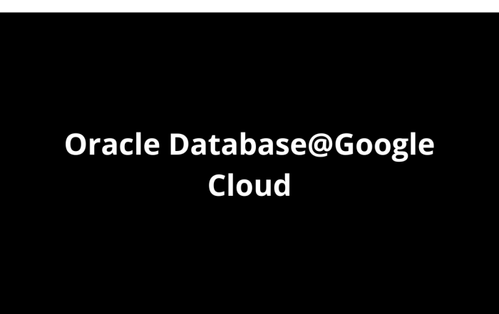 Oracle Database@Google Cloud