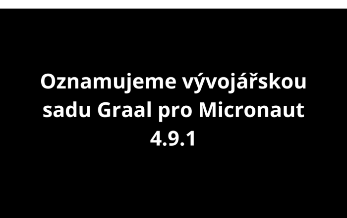 Oznamujeme vývojářskou sadu Graal pro Micronaut 4.9.1