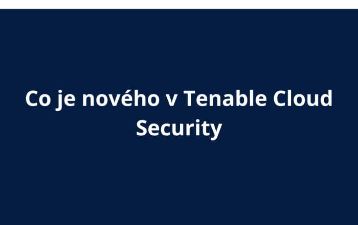 Co je nového v Tenable Cloud Security