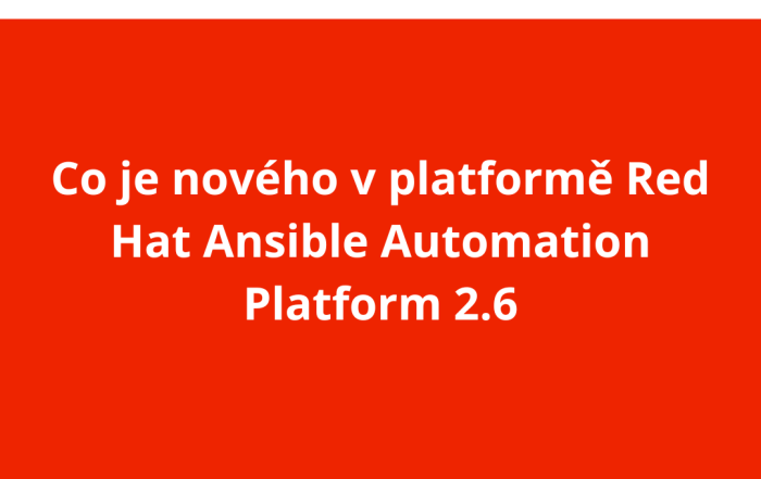 Co je nového v platformě Red Hat Ansible Automation Platform 2.6