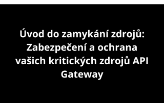 Úvod do zamykání zdrojů: Zabezpečení a ochrana vašich kritických zdrojů API Gateway
