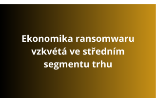 Ekonomika ransomwaru vzkvétá ve středním segmentu trhu