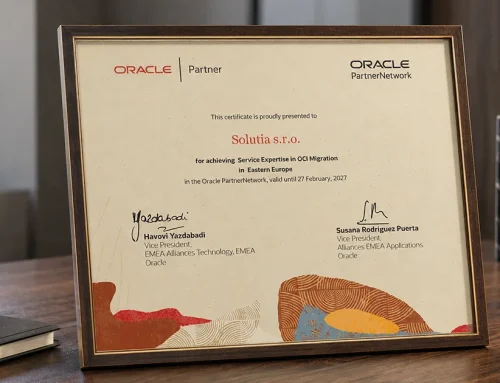 Získali jsme od Oraclu dvě expertízy pro region východní Evropy: Oracle Cloud Platform (Sell Expertise) a OCI Migration